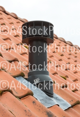Chimney on a building