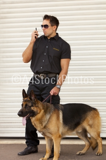 Security guard on site