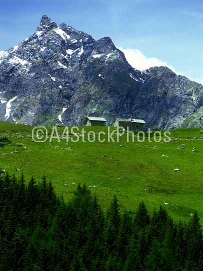 Alpine shepherd's huts