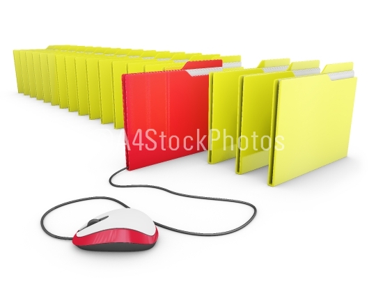  mouse and folders
