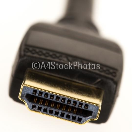Close-up of hdmi cable