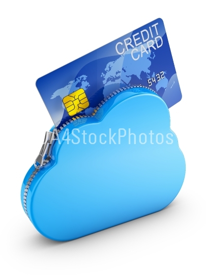 Cloud and credit card