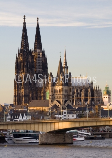 Cologne Cathedral in the afternoon sun
