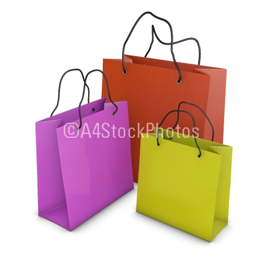 colored bags