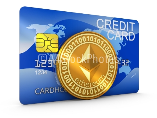 Credit card and  ethereum
