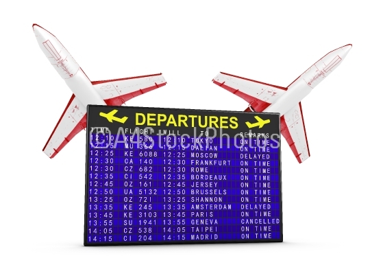 departures board