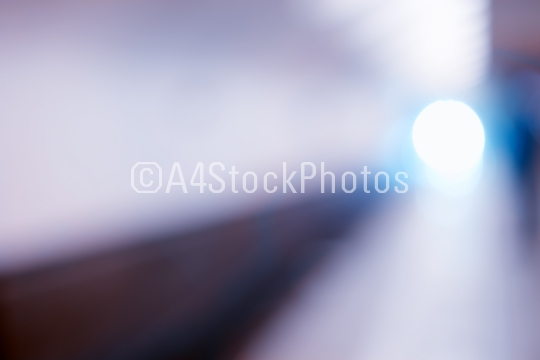 Diagonal glowing spot with film lights bokeh background