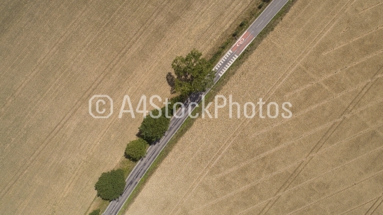 Farmland from overhead