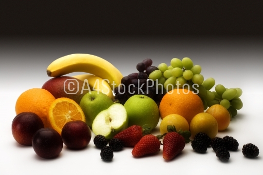 Fruit with dark background