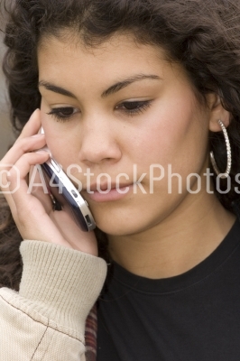 Girl on phone