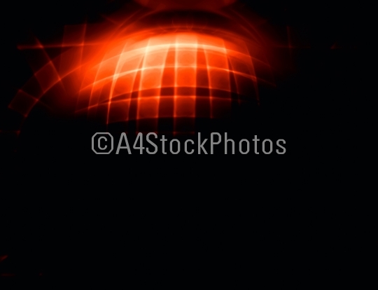 Horizontal 3d sphere abstract illustration background