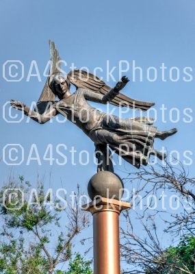 Monument to Ataman Anton Golovaty in Odessa, Ukraine