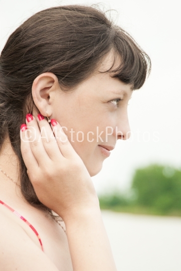 Profile of a girl