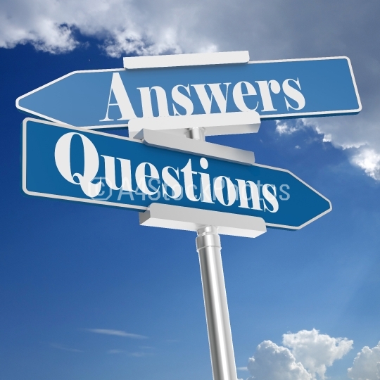 Questions and answers signs