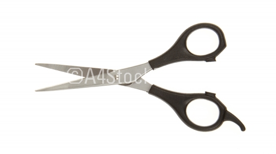 Scissors (barber), isolated