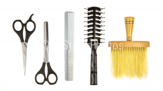 Set of barber tools