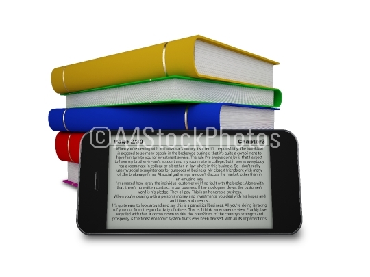 smartphone  e-book