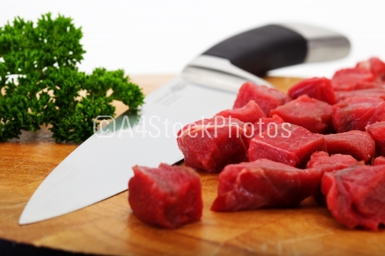 Steak and knife