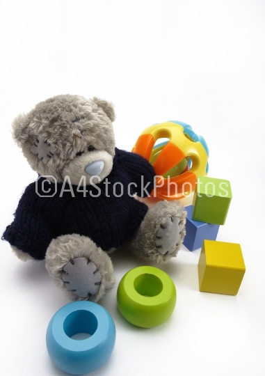 Teddy bear and toys