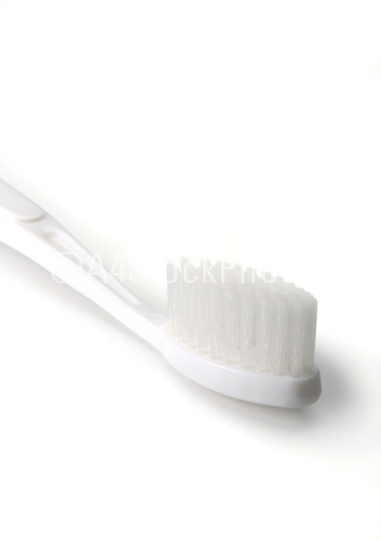 White toothbrush