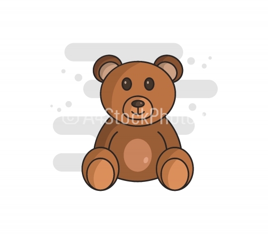 illustrated teddy bear